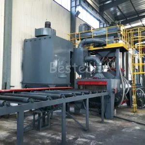 ইস্পাত প্লেট রোলার কনভেয়র শট ব্লাস্টিং মেশিন