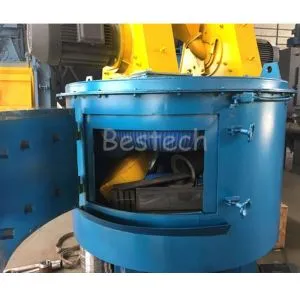 টার্ন টেবিল শট ব্লাস্ট ক্লিনিং মেশিন